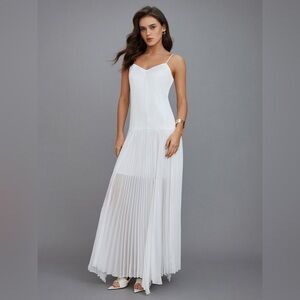 Women’s Boho‎ Vacation Long Dress white size S/4